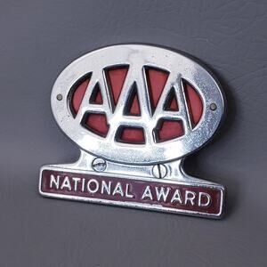 1954 AAA National Award License Plate Topper Automotive Club Transportation